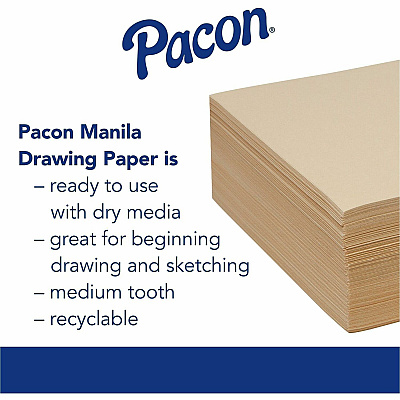 Pacon Standard-Weight Manila Drawing Paper (P4012)