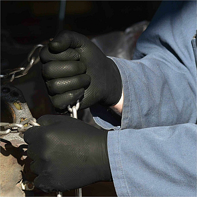 GloveWorks by AMMEX GloveWorks by AMMEX Powder-Free Industrial RDT Nitrile Gloves (GWBN46100)