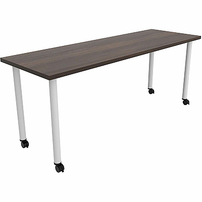 Safco Jurni Multi-Purpose Table with Post Leg & Casters (JN7224FTCCWN)