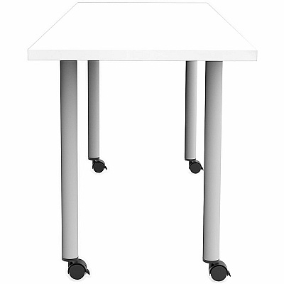 Safco Jurni Multi-Purpose Table with Post Leg & Casters (JN7224FTCDWT)