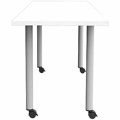 Safco Jurni Multi-Purpose Table with Post Leg & Casters (JN7224FTCDWT)