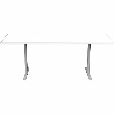 Safco Jurni Multi-Purpose Table with T-Leg & Glides (JN7224FXGDWT)