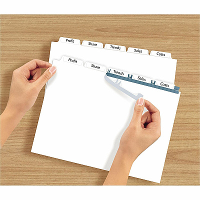 Avery Print & Apply Clear Label Dividers - Index Maker Easy Apply Label Strip (AVE11436)
