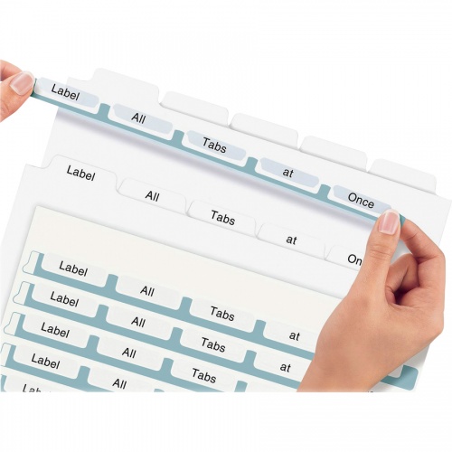 Avery Print & Apply Clear Label Dividers - Index Maker Easy Apply Label Strip (11436)