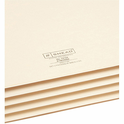 Smead Straight Tab Cut Legal Recycled File Pocket (SMD76124)