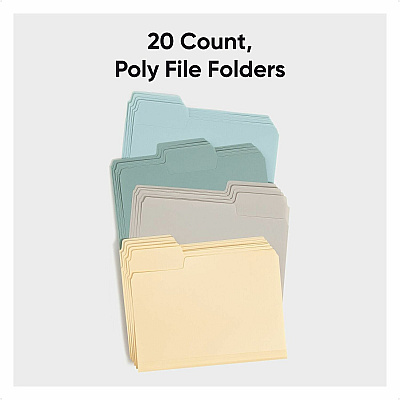 Smead SuperTab 1/3 Tab Cut Letter Top Tab File Folder (10521)