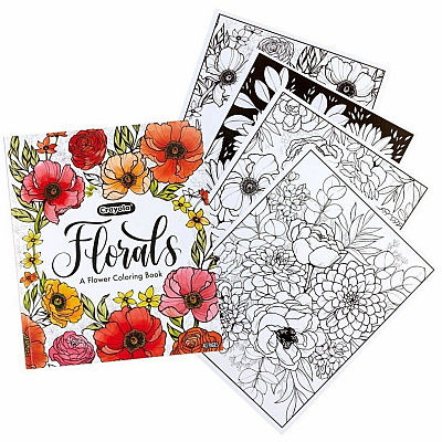 Crayola Florals, A Flower Coloring Book Printed Book (041082)