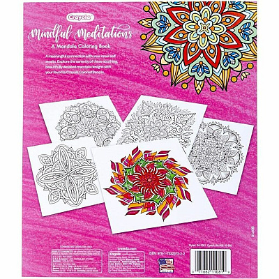 Crayola Mandala Coloring Book Printed Book (041081)