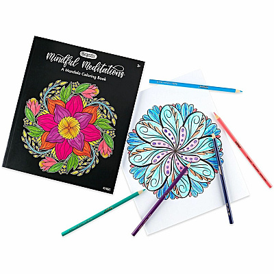 Crayola Mandala Coloring Book Printed Book (041081)