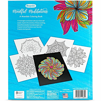 Crayola Mandala Coloring Book Printed Book (041081)