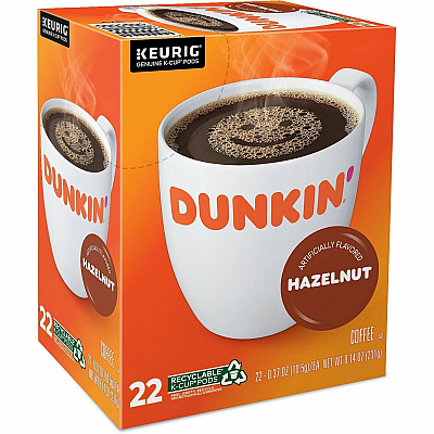 Dunkin Donuts Dunkin Donuts K-Cup Hazelnut Coffee (1270CT)