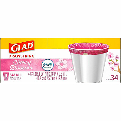 Glad Odorshield Cherry Blossom Trash Bags (79274CT)