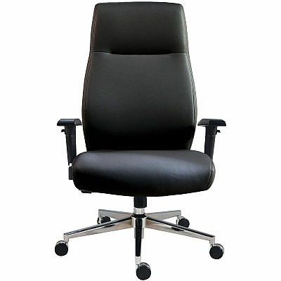 Lorell Fuerte Executive High-Back Chair with Adjustable Arms (63300)