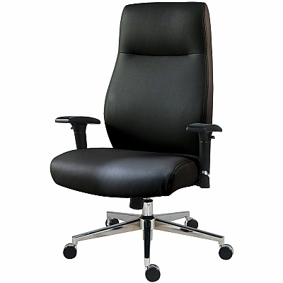 Lorell Fuerte Executive High-Back Chair with Adjustable Arms (63300)