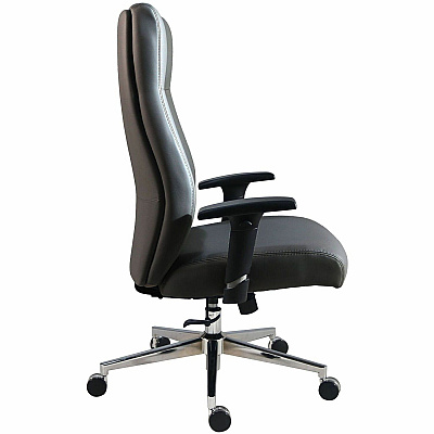 Lorell Fuerte Executive High-Back Chair with Adjustable Arms (63300)