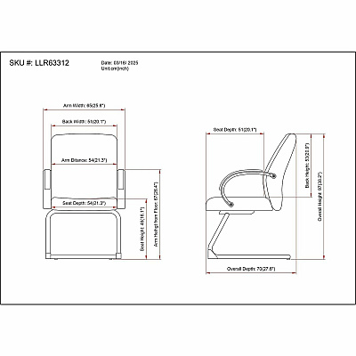 Lorell Pike Executive Guest Chair (63312)