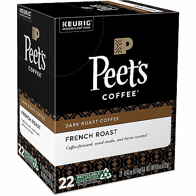 Peet's Coffee K-Cup French Roast Coffee (2405CT)