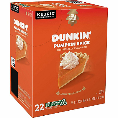 Dunkin Donuts Dunkin Donuts K-Cup Pumpkin Spice Coffee (7596CT)