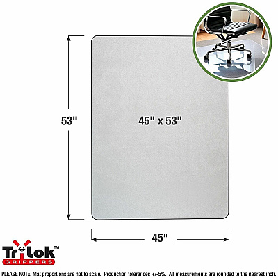 Cleartex TrYlok Chair Mats (NRCMFLVT0005)