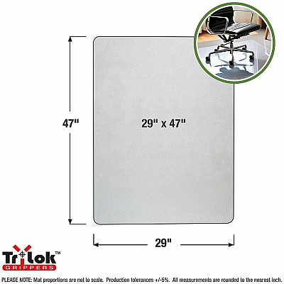 Cleartex TrYlok Chair Mats (NRCMFLVT0001)