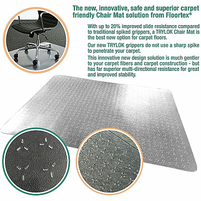 Cleartex TrYlok Chair Mats (NRCMFLVT0002)