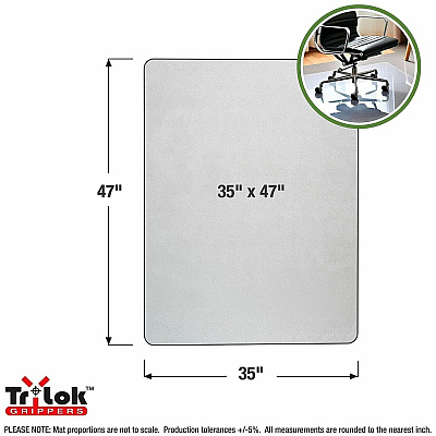 Cleartex TrYlok Chair Mats (NRCMFLVT0002)