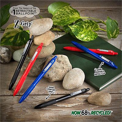 Zebra Z-Grip Retractable Ballpoint Pens (20710)