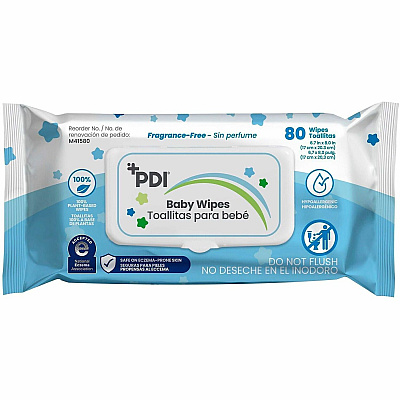 PDI pH-Balanced Baby Wipes for Sensitive Skin (M41580)