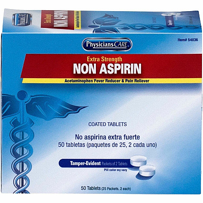 PhysiciansCare ExtraStrength Acetaminophen Tablets (54036)
