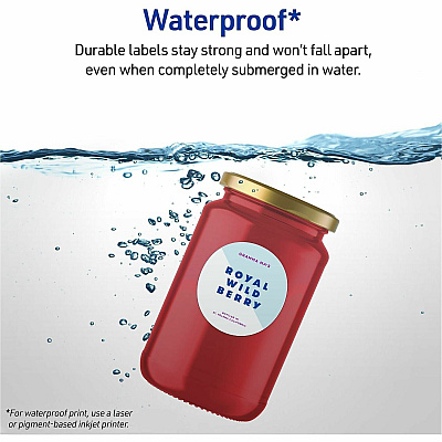 Avery 2" Waterproof Round Labels (05657)