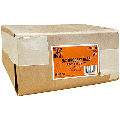 AJM Packaging Packaging Packaging AJM Packaging Packaging Squat Grocery Bags (GB05NP5C)