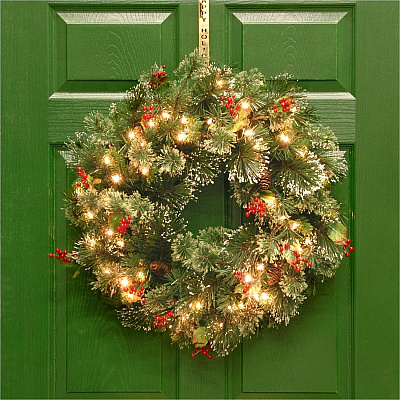 National Tree Company Company Company National Tree Company Company Wintry Pine Decorative Wreath - Green (729083206436)