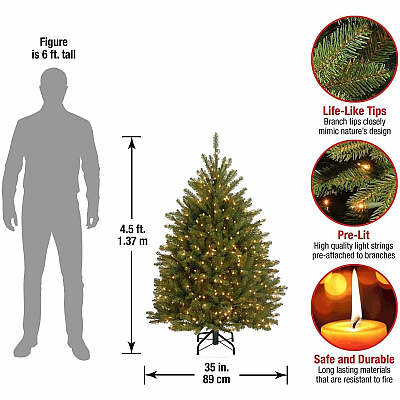 National Tree Company Company Company National Tree Company Company Dunhill Fir Christmas Tree - Green (729083060465)