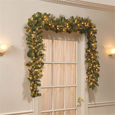 National Tree Company Company Company National Tree Company Company Carolina Pine Decorative Garland - Green (729083945083)