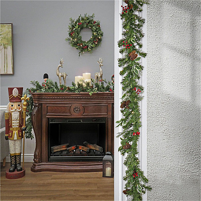 National Tree Company Company Company National Tree Company Company Wreath & Garland Set - Green (729083003141)