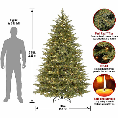 National Tree Company Company Company National Tree Company Company Nordic Spruce Christmas Tree - Green (729083356780)