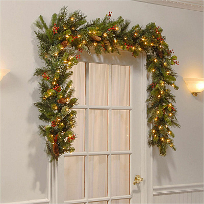 National Tree Company Company Company National Tree Company Company Decorative Garland - Green (729083200052)