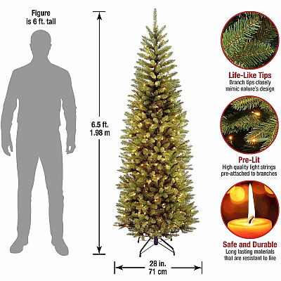 National Tree Company Company Company National Tree Company Company Kingswood Fir Christmas Tree - Green (729083175688)