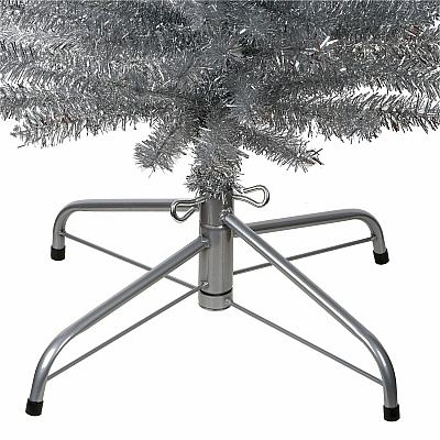 National Tree Company Company Company National Tree Company Company Tinsel Christmas Tree - Silver (729083892172)