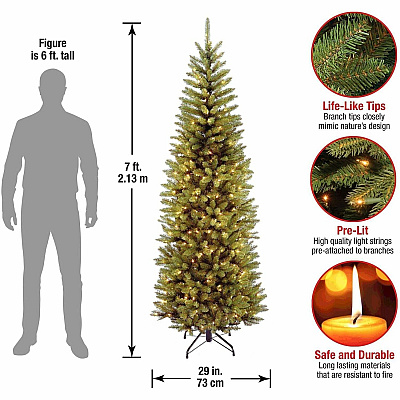 National Tree Company Company Company National Tree Company Company Kingswood Fir Christmas Tree - Green (729083175725)