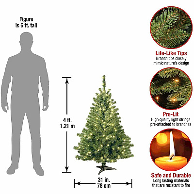 National Tree Company Company Company National Tree Company Company Kincaid Spruce Christmas Tree - Green (729083908101)