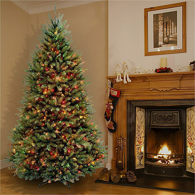 National Tree Company Company Company National Tree Company Company Dunhill Fir Christmas Tree - Green (729083060694)