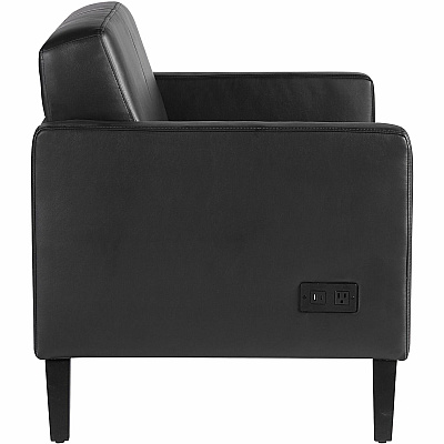 Lorell Clarke Series Loveseat with Antimicrobial Upholstery and Power (86951)
