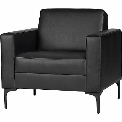 Lorell Clarke Series Club Chair with Antimicrobial Upholstery and Power (86952)