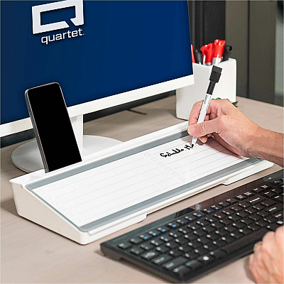 Quartet Flip-Top Glass Dry-Erase Desktop Pad (Q090F04)