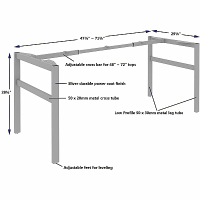 Lorell Table Base (16284)