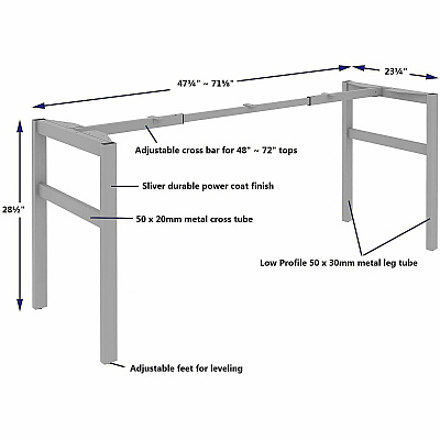 Lorell Table Base (16283)