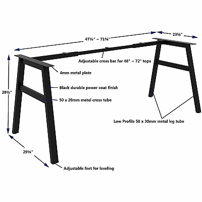 Lorell Table Base (16287)