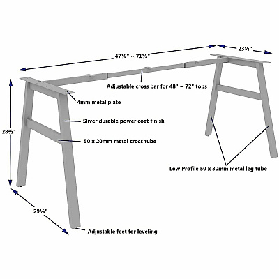 Lorell Table Base (16290)