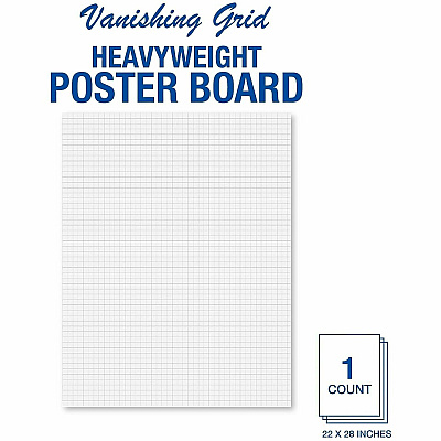 Geographics Royal Brites Gridboard Poster Board (72709F)